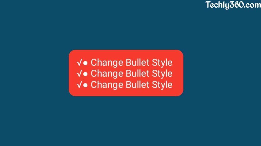 How To Change Bullet Style in Blogger Template
