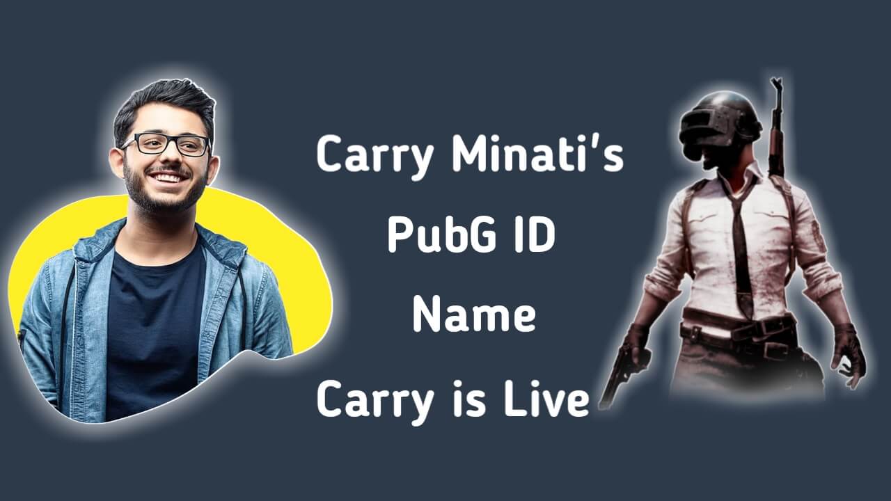 CarryMinati PUBG ID Name, Carry Minati PubG ID, Carry is Live, Khalidjamonday