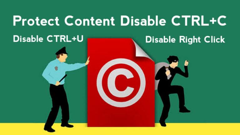 How to Disable CTRL+U, CTRL+C, and Mouse Right Click on Blogger/Blogspot
