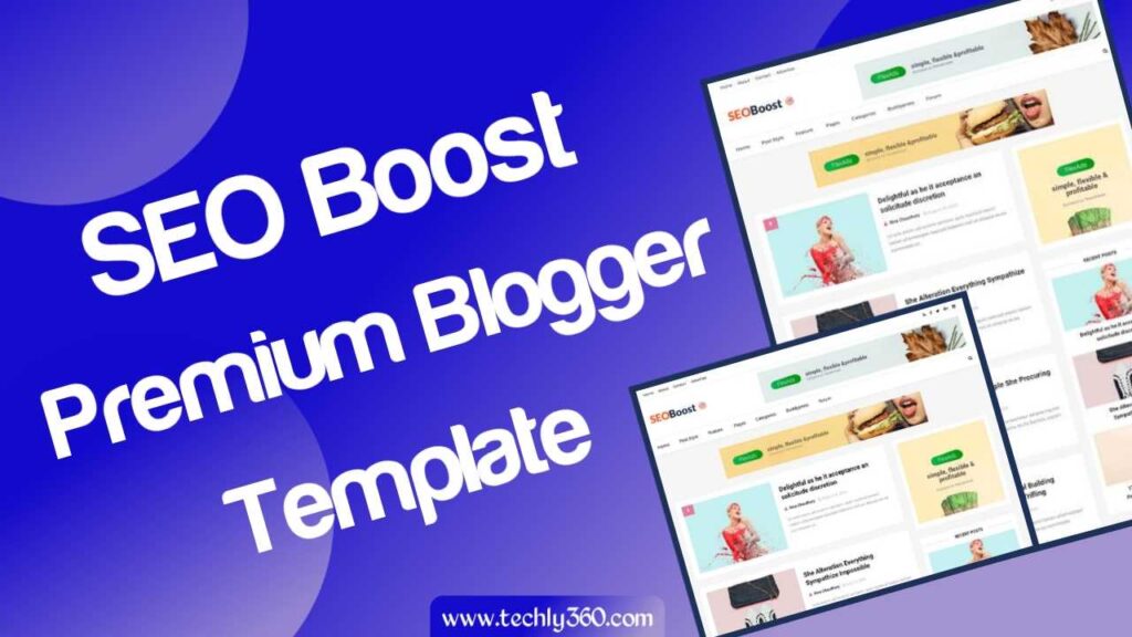 SEO Boost Premium Blogger Template Download Free