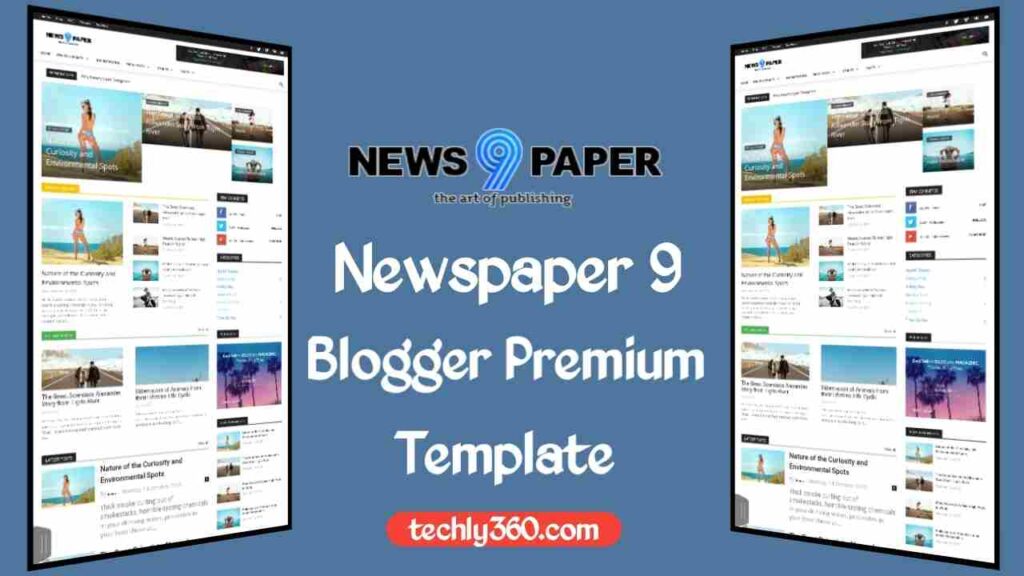 Blogger Newspaper 9 Premium Template