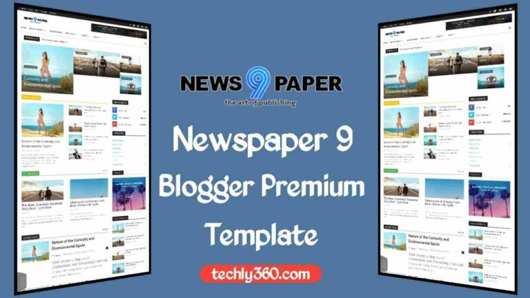 Blogger Newspaper 9 Premium Template Download