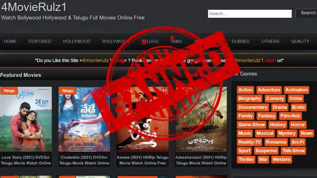 4Movierulz telugu movies download, 4Movierulz Tamil movies download, 4Movierulz latest link url