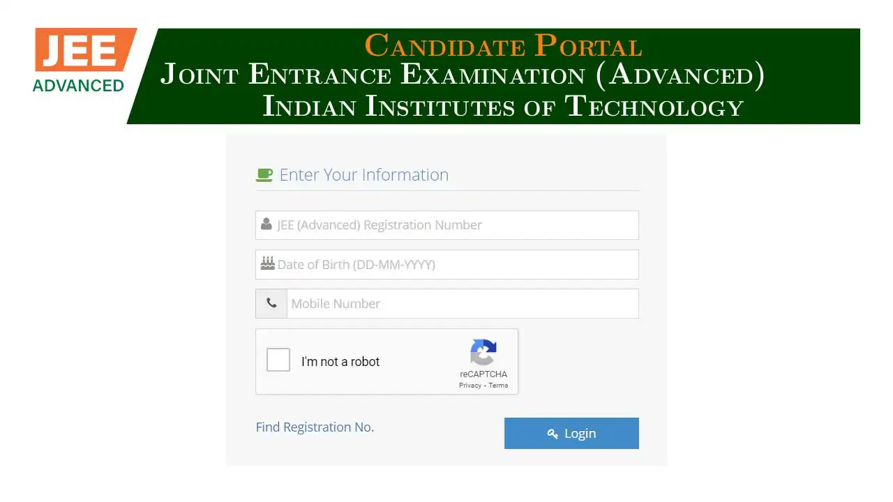 [Fix] JEE Advanced Admit Card Link Not Working